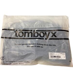 TomboyX Essential Soft Bra DinoNaut Print Size M Gender Inclusive Bra NEW